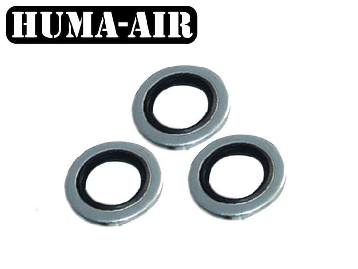 Huma Air Kauçuk Çelik Pul G1/8 (3'lü Paket Contalar)