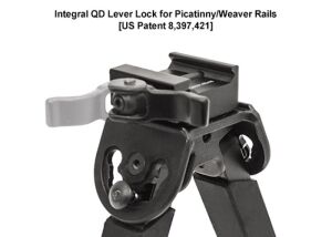 UTG Rubber Armored Full Metal QD Bipod Ayak