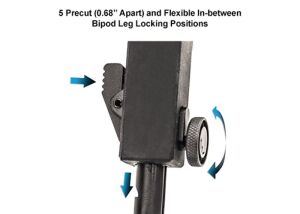 UTG Rubber Armored Full Metal QD Bipod Ayak