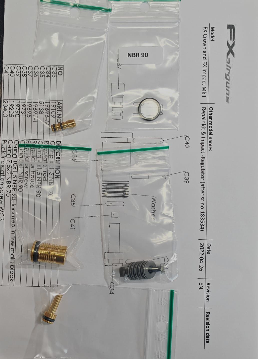Fx Airguns Amp Regülatör Seti