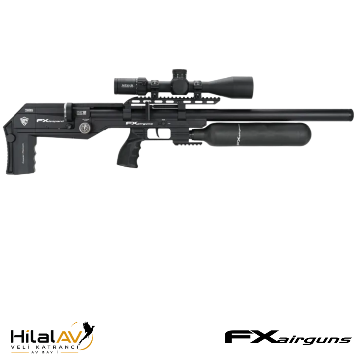 Fx Leopard Exp Black Sniper Pcp Havalı Tüfek