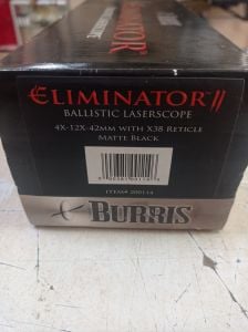 Burris Eliminator 2 4-12x42 Tüfek Dürbünü