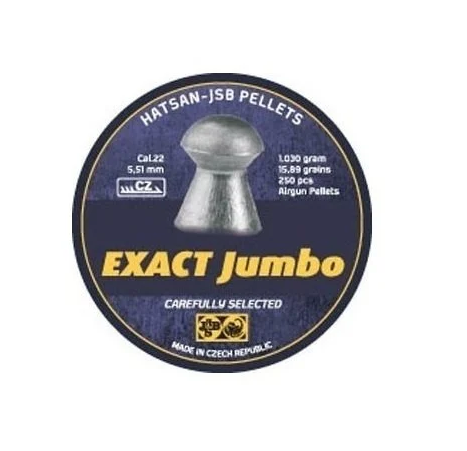 Hatsan Jsb Exact Jumbo Heavy 5.52 mm Havalı Saçma (18,13 Grain - 250 Adet)