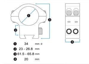 FX No Limit 11mm Dürbün Ayağı ( 34 tüp )