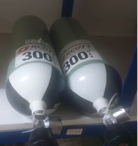 SCOTT  Scuba Çelik Tüp 300 Bar - 450 Bar - Dalış Tüpü 2.EL