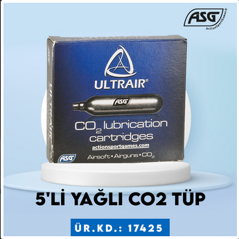 ASG 17425 5'Lİ YAĞLI CO2 TÜP