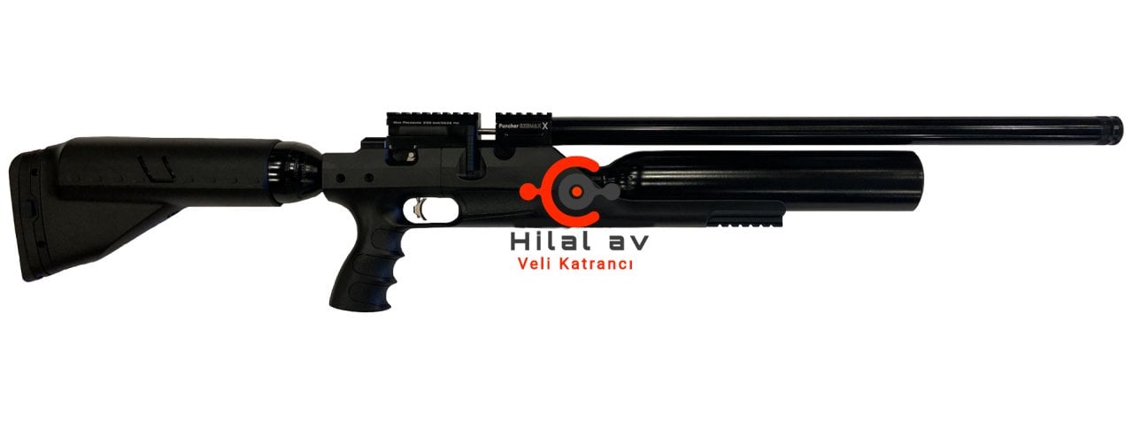 Kral Puncher Bigmax X SİYAH Pcp Havalı Tüfek 6.35 Mm