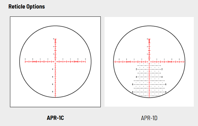 Element Optics Nexus 5-20x50 FFP, APR-1D, MRAD Tüfek Dürbünü