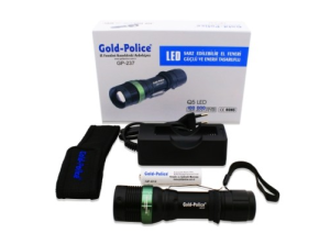 El Feneri Şarjlı GOLD-POLİCE GP-237