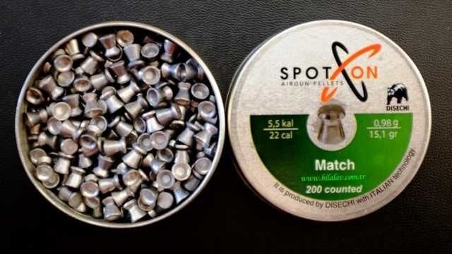 SpotOn Match  5,5 mm 15.1 Gr Havalı Tüfek Saçması