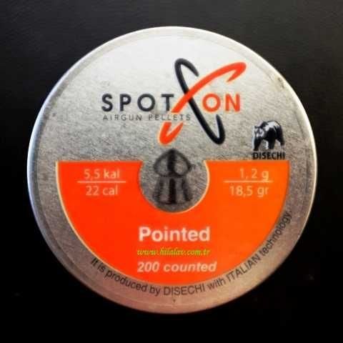 SpotOn Poınted  5,5 mm 18.5 gr Havalı Tüfek Saçması