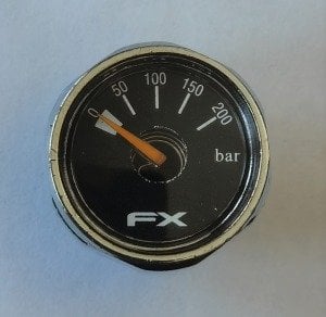 FX AIRGUNS 200 BAR GÖSTERGE SAATİ MANOMETRE