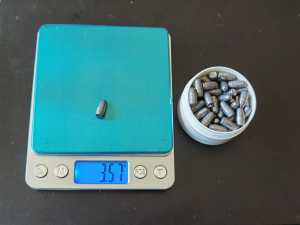 Rocket solid, 6.35 mm 55 grain