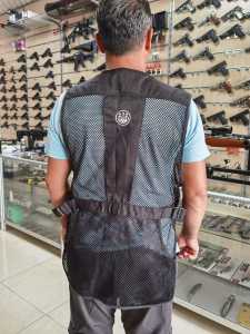 Beretta Trap Atış Yeleği XL Beden Siyah