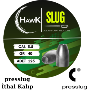 Hawk Slug 5.51 mm 40 Grain Presslug İthal Kalıp