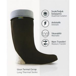 Polly Boot Termal Çizme İçliği UZUN