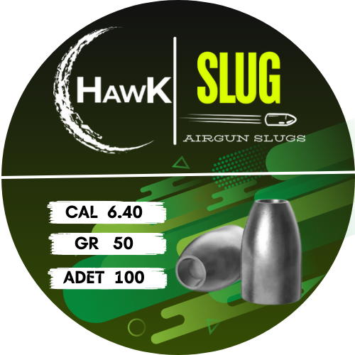 Hawk Slug 6.40 mm 50 Grain  (Huben İçin)