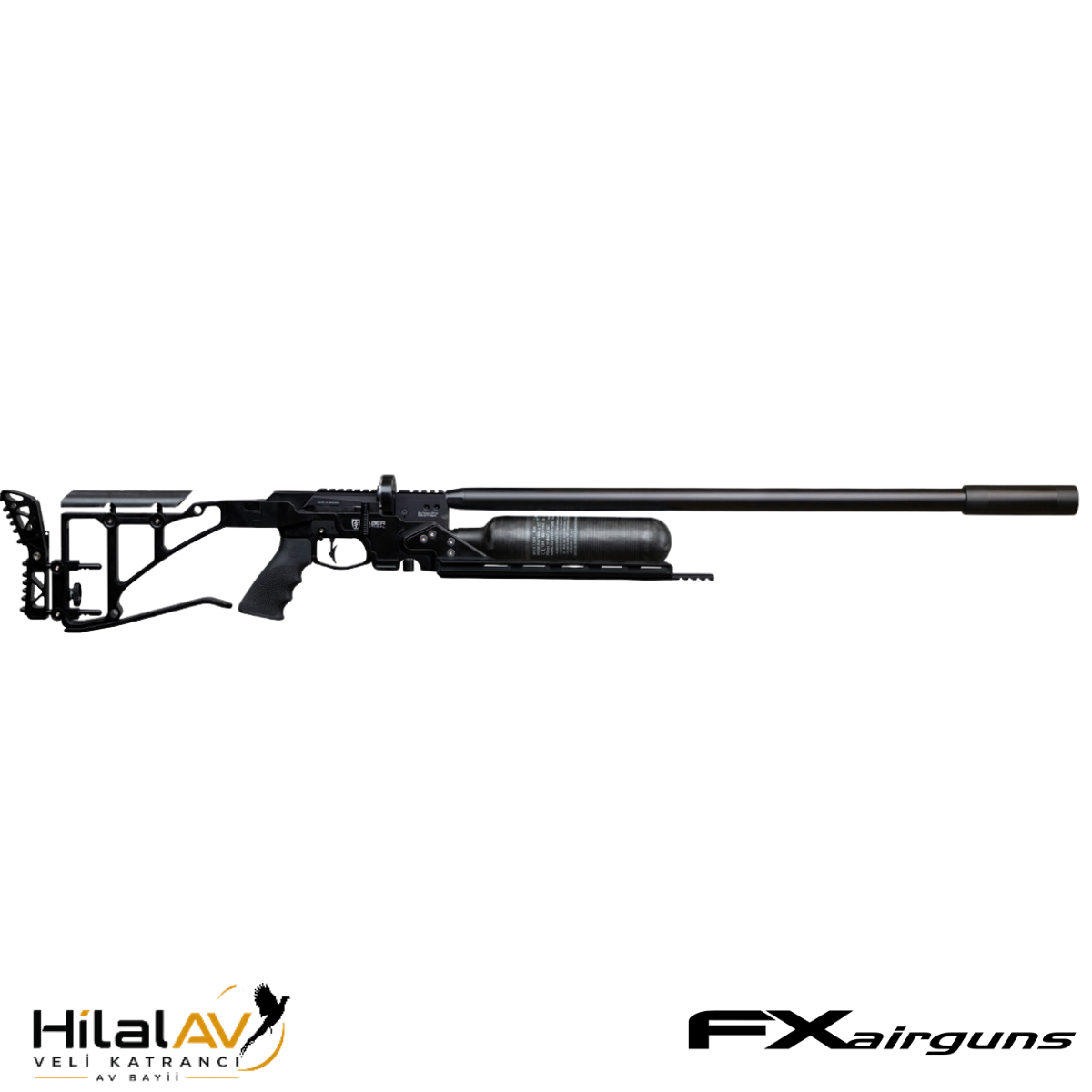 Fx Crown MkII + Saber Tactical Dipçik Pcp Havalı Tüfek 5.5 Mm