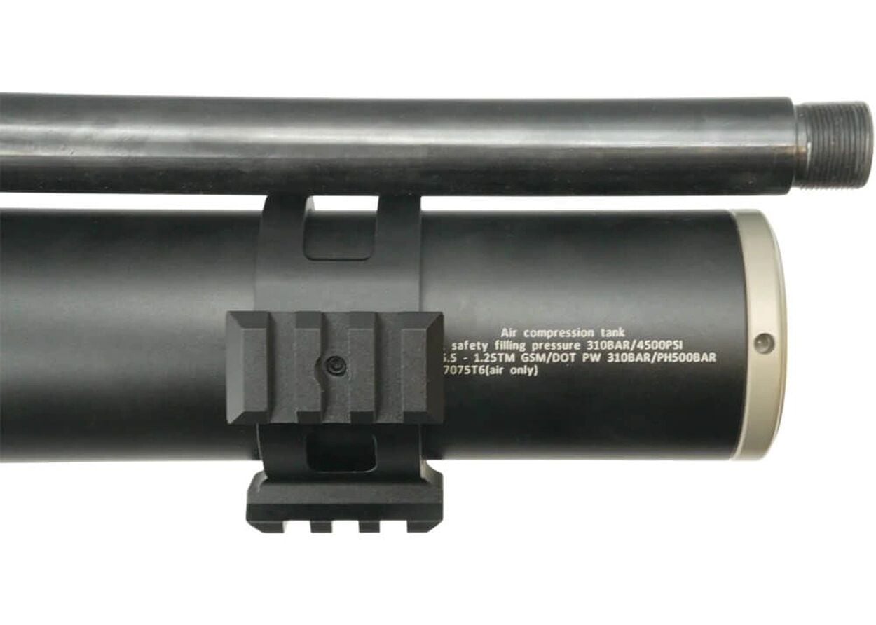Saber Tactical O-Kelepçe Basınçlı Hava Tüpü/Silindiri için Weaver/Picatinny Bipod Adaptörü-ST0096