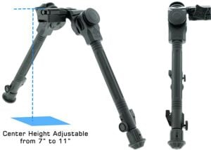 UTG Over Bore Bipod – Namlu Üstü İki Ayaklı Tüfek Desteği-TL-BPOB01-A