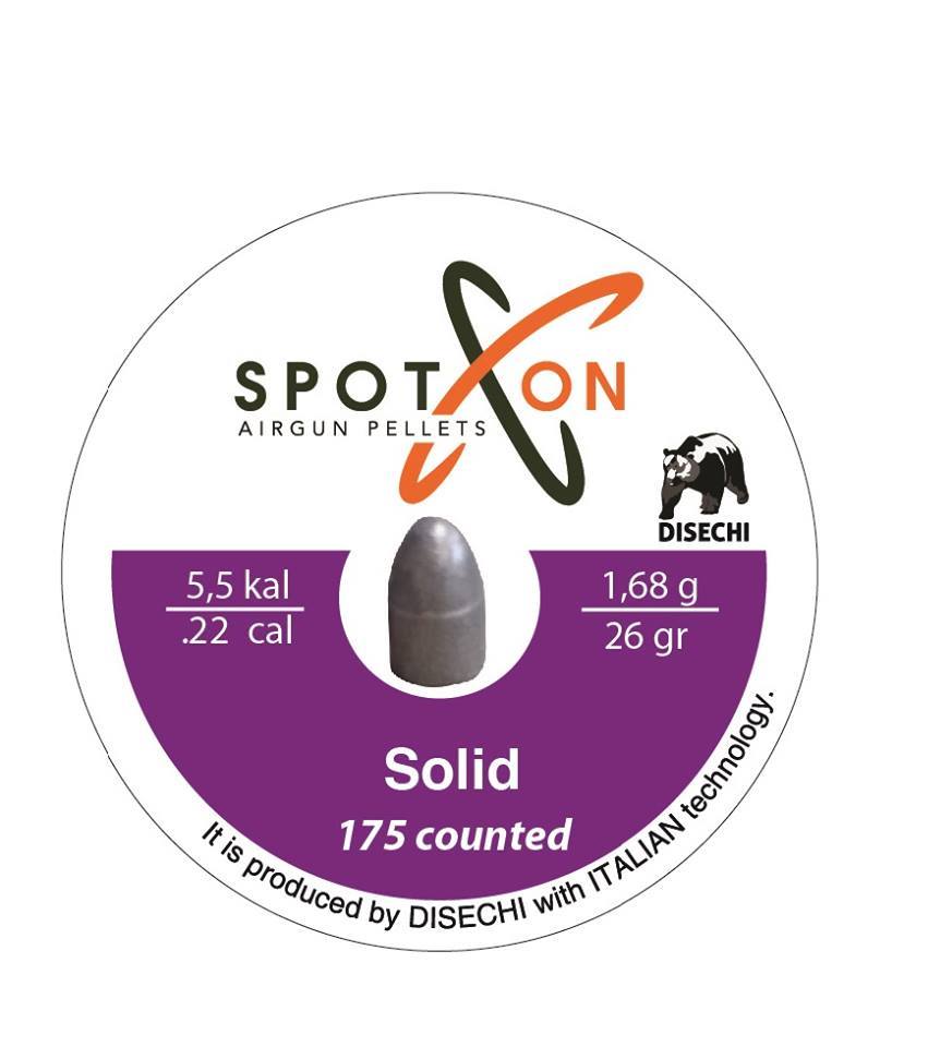 SpotOn Solid 5,5 mm 26 Gr Havalı Tüfek Saçması