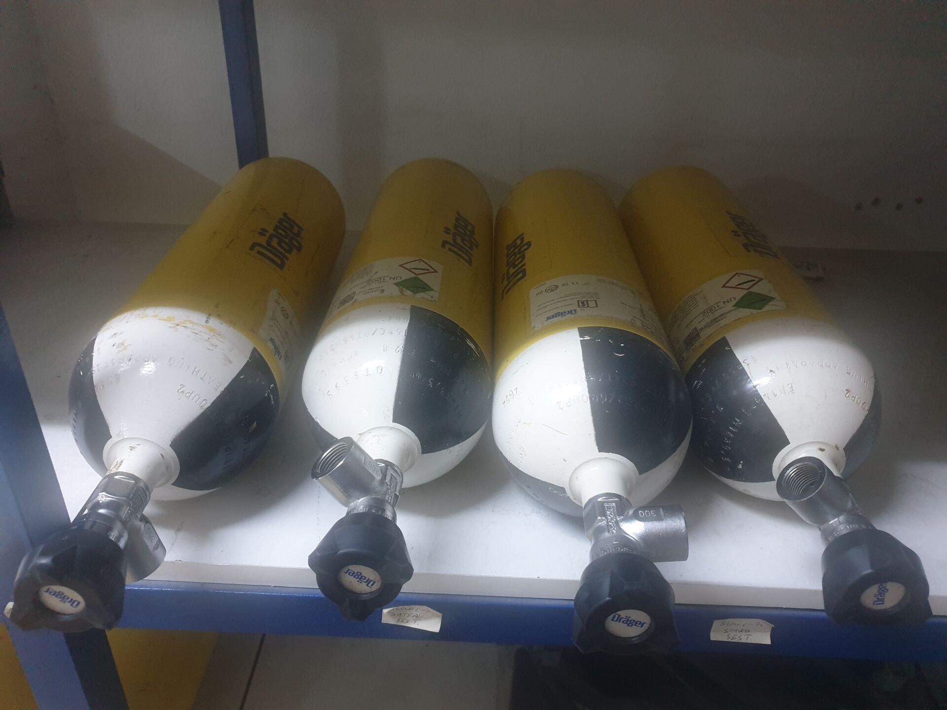 DRAGER Scuba Çelik Tüp 300 Bar - 450 Bar - Dalış Tüpü 2.EL