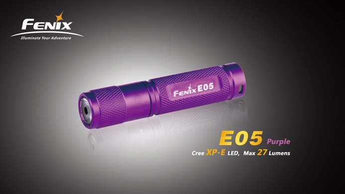 Fenix E05 Mor 27 Lümens El Feneri
