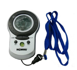 Konus North-6 Outdoor Çok Fonksiyonlu Dijital Pusula-Barometre-Derece-Yükseklik Ölçer