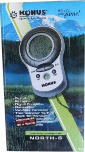 Konus North-6 Outdoor Çok Fonksiyonlu Dijital Pusula-Barometre-Derece-Yükseklik Ölçer