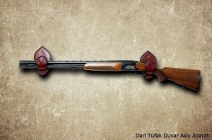 Deri Tüfek Duvar Askı Aparatı