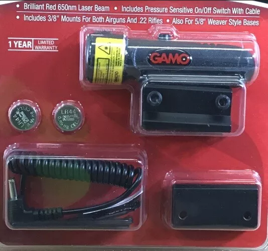 Gamo 650NM Kırmızı Lazer tüfek lazeri+ Tabanca lazeri