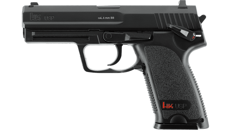Heckler & Koch USP 6 mm, CO₂, < 1,3 J   havalı tabanca