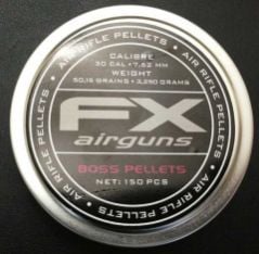 Fx Airgun .30  cal ( 7,62 mm ) 50,15 grains Havalı Tüfek Saçması