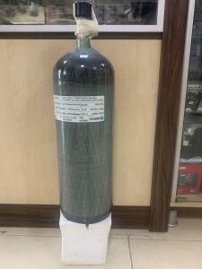 Metal Karbonfiber Scuba Tüp, 9 Litre 300 Bar