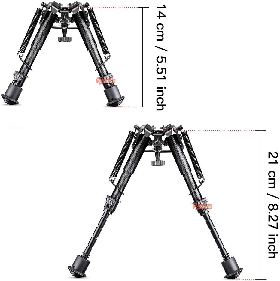 Zeadio uzatılabilir karbon Fiber taktik Bipod Sling Mount