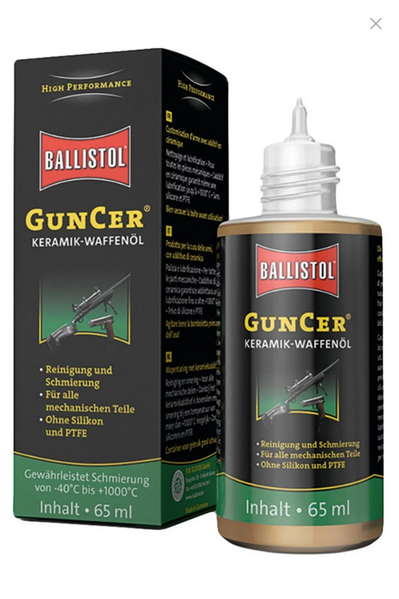 Ballistol Guncer Oil Seramik Katkılı Yağ 65ml