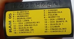 LOCKVÖGEL RAM 05 KASET
