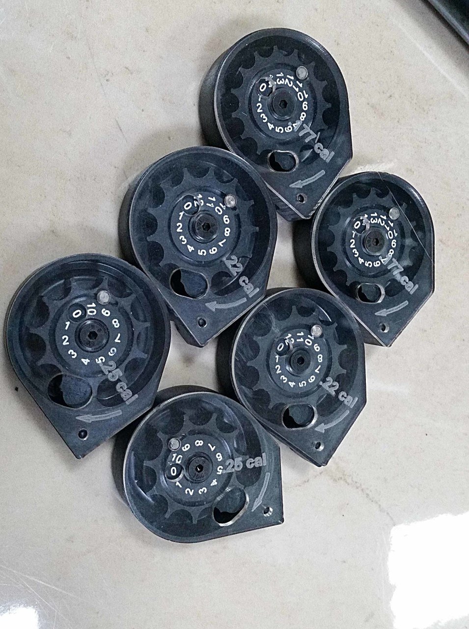 Reximex Throne GEN1,GEN2 Pcp Havalı Tüfek yedek Şarjörü 4.5-5.5-6.35mm